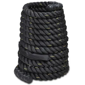 2"x50' Poly Undulation Battling Workout Rope Black
