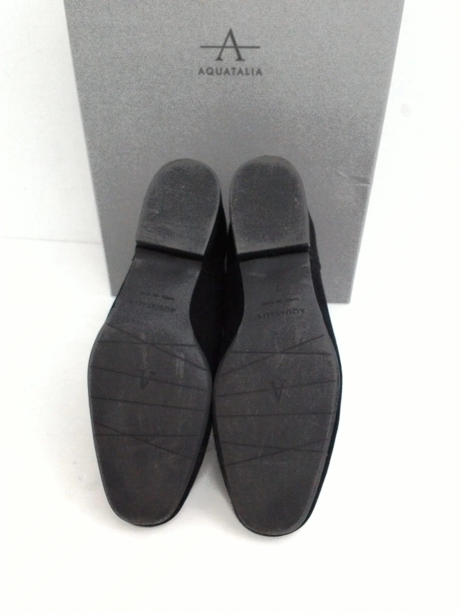 Aquatalia Women's Ulyssaa Black Suede Booties Size 7 M