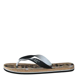 Cork Flip Flop Black