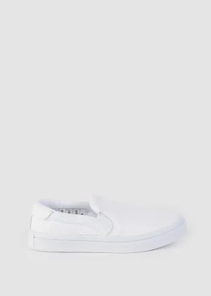 Court Vantage Slip On Shoes White