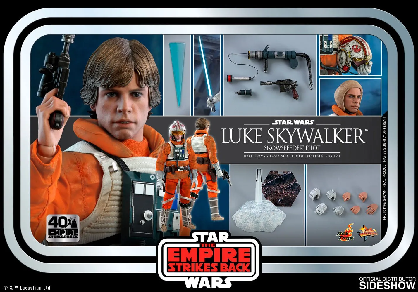 Hot Toys Movie Masterpiece - Star Wars: The Empire Strikes Back 40th Anniversary Collection - Luke Skywalker (Snowspeeder Pilot)