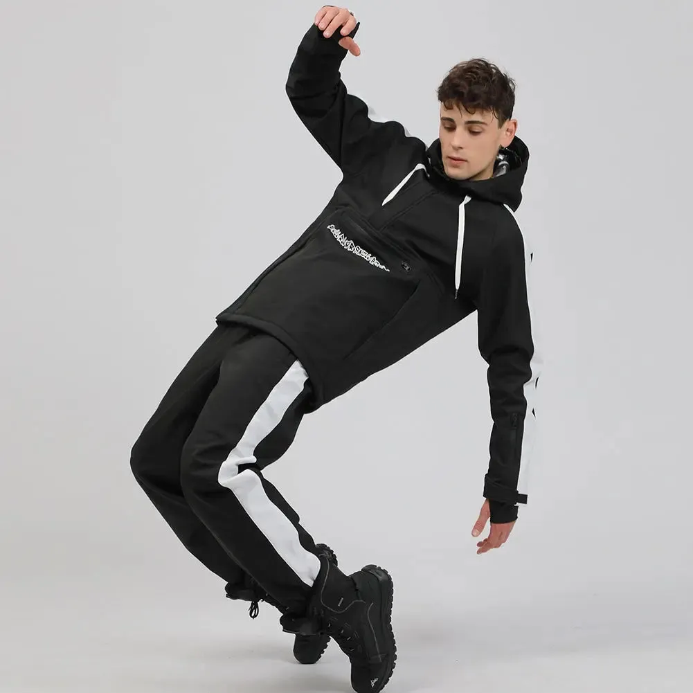 Hotian Men Snowboarding Anorak Insulated Ski Suits