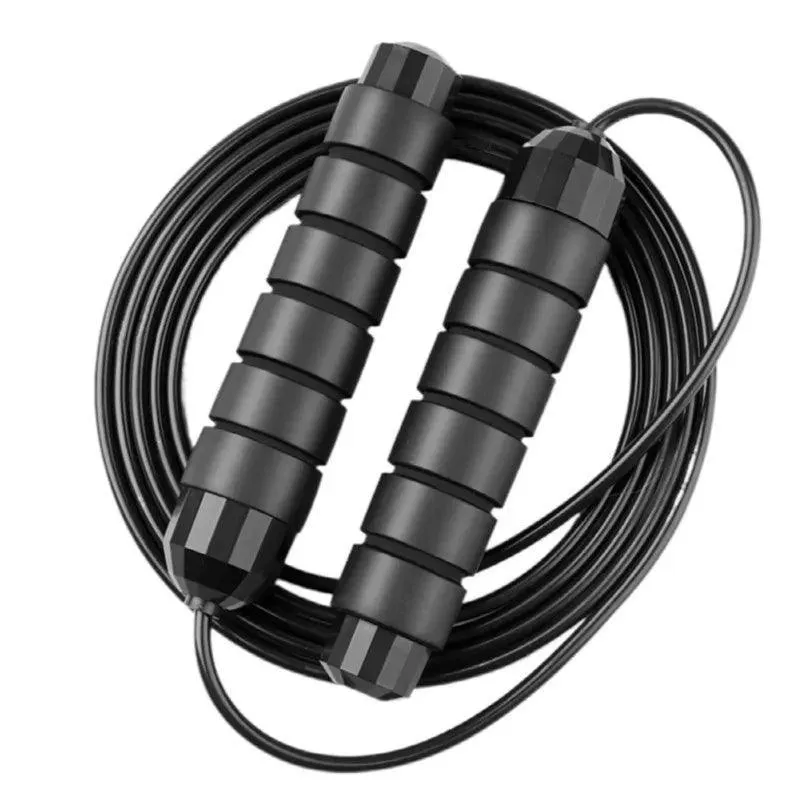 Jump Rope, Smooth Bearings, Durable Steel Wire, Non-Slip Foam Handles, Adjustable Length, Perfect for Cardio Training, Lightweight and Portable