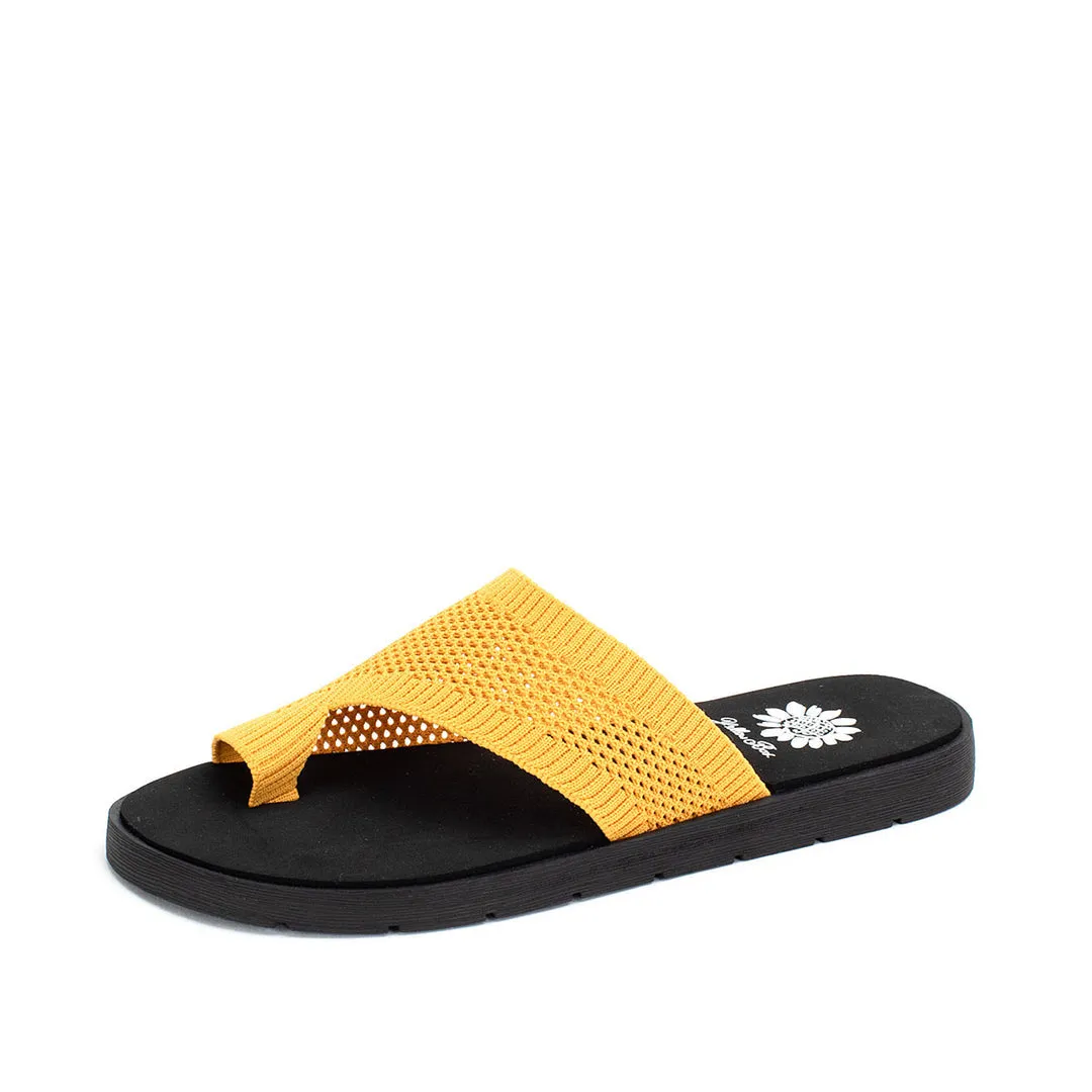 Marigold Toe Sandal | Yellow Box Feeza