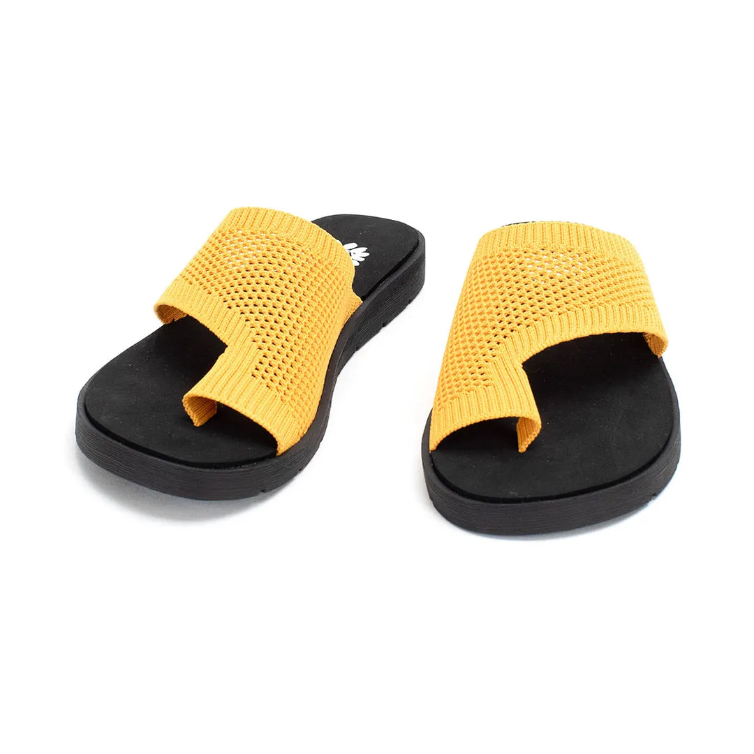 Marigold Toe Sandal | Yellow Box Feeza
