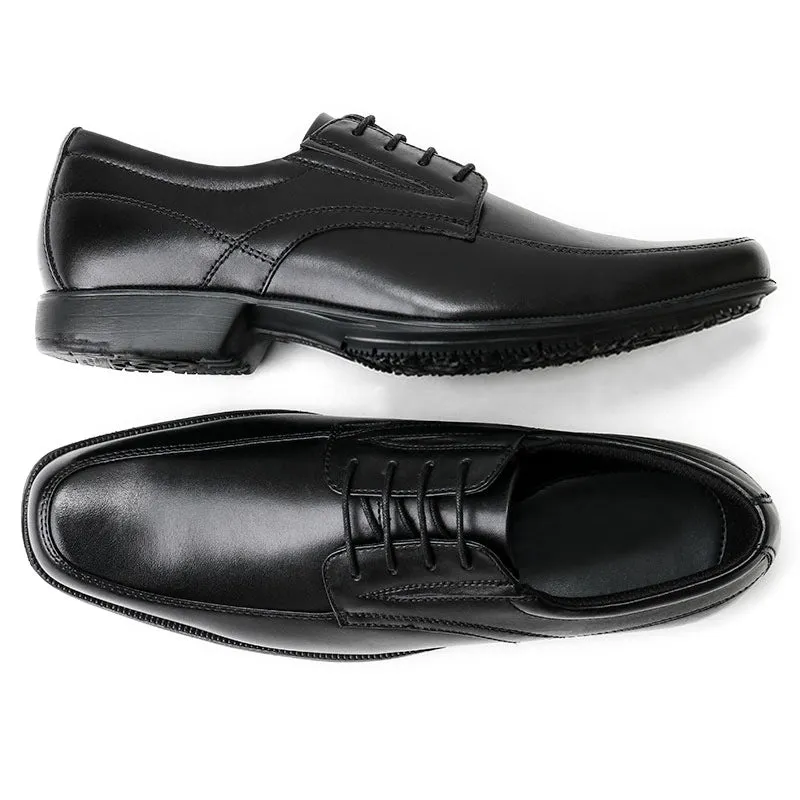 Men's square toe lace-up oxfords Formal dress shoes business workwear shoes