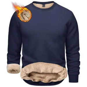 Men's Uncw Sweatshirts Vintage Crewneck Winter Active Warm Outdoor