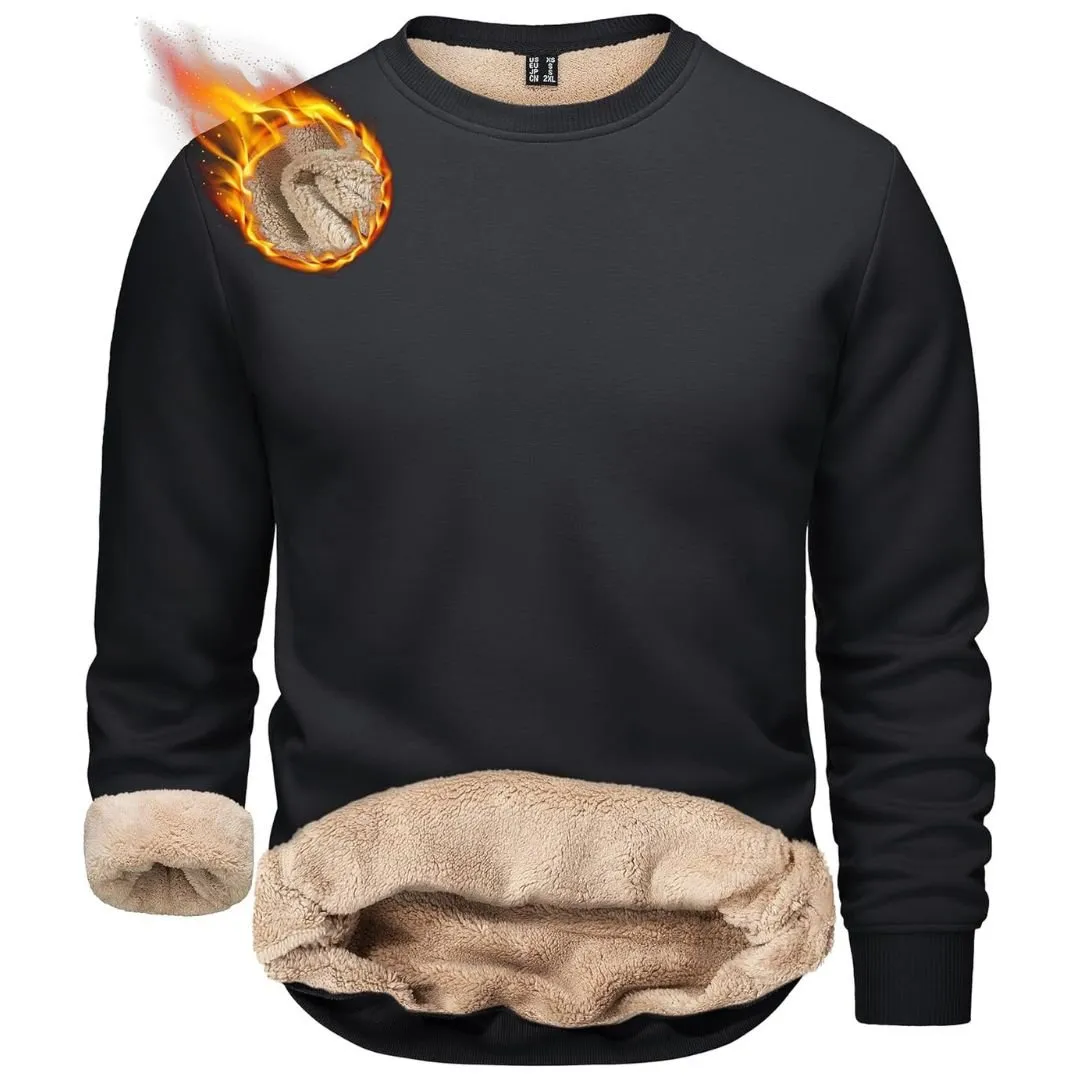 Men's Uncw Sweatshirts Vintage Crewneck Winter Active Warm Outdoor