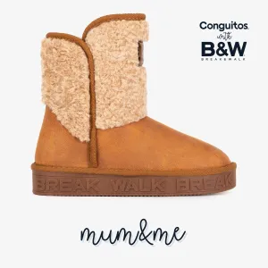 Mum's Camel Fleece Australian Boots