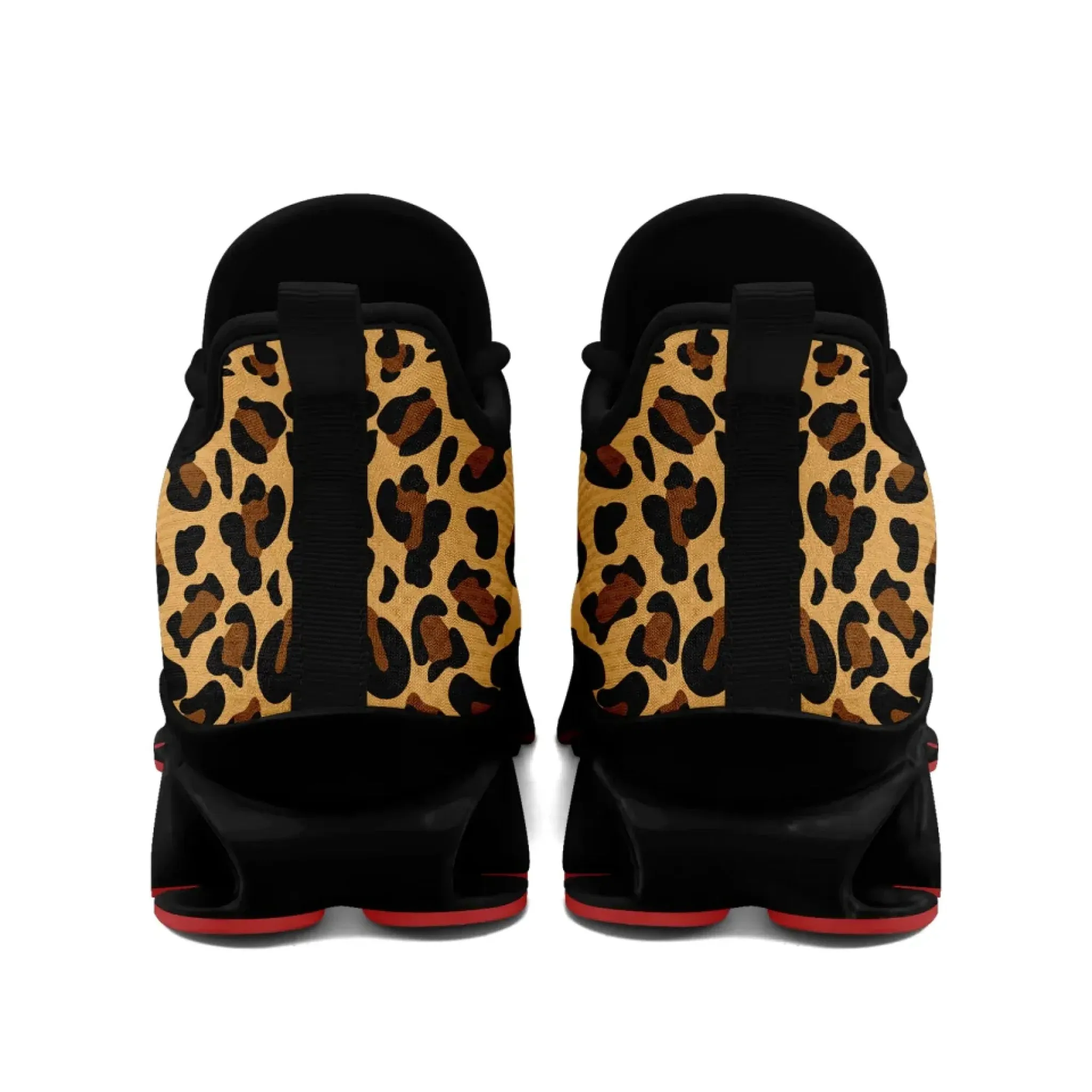 Personalized Leopard Print Sneakers，Custom Wild Style Shoes, Trendy Unisex Shoes