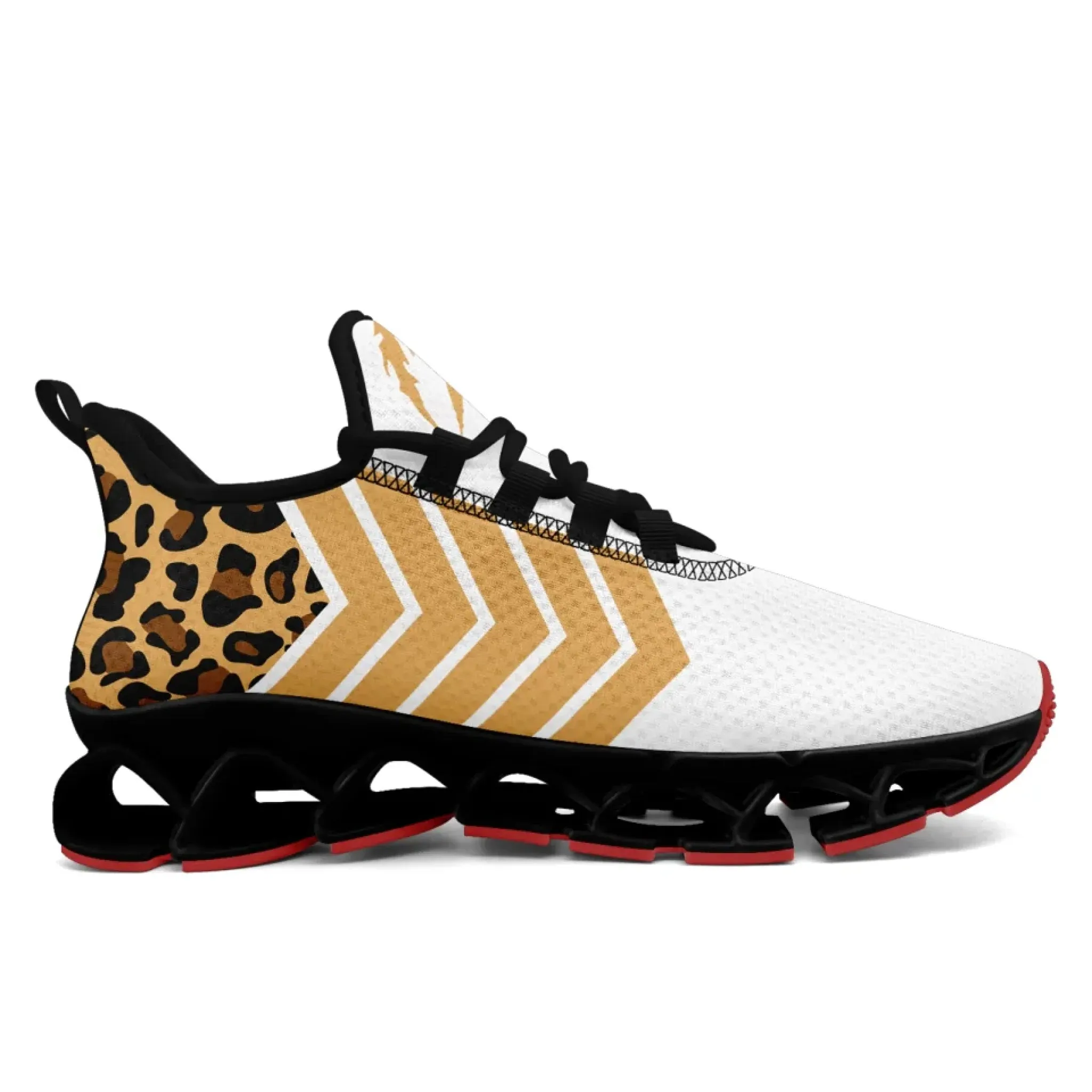 Personalized Leopard Print Sneakers，Custom Wild Style Shoes, Trendy Unisex Shoes
