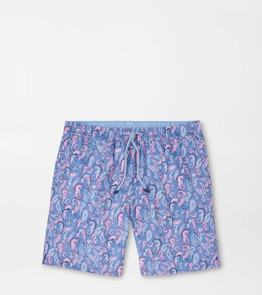 Peter Millar Seahorse Paisley Swim Trunk