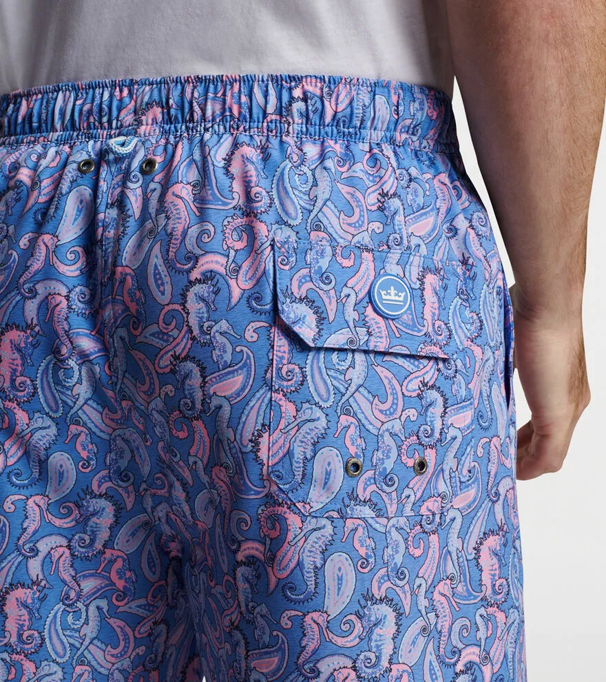 Peter Millar Seahorse Paisley Swim Trunk