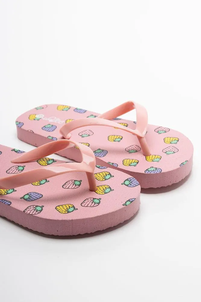 Strawberry Flip Flop Pink