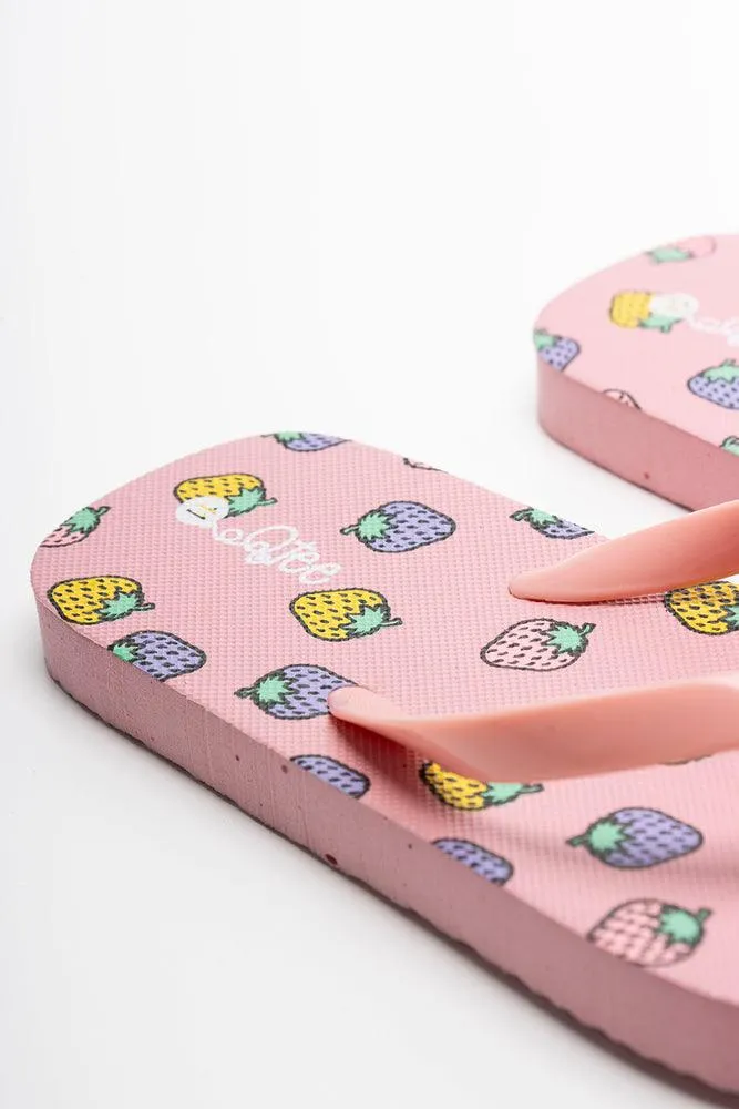 Strawberry Flip Flop Pink