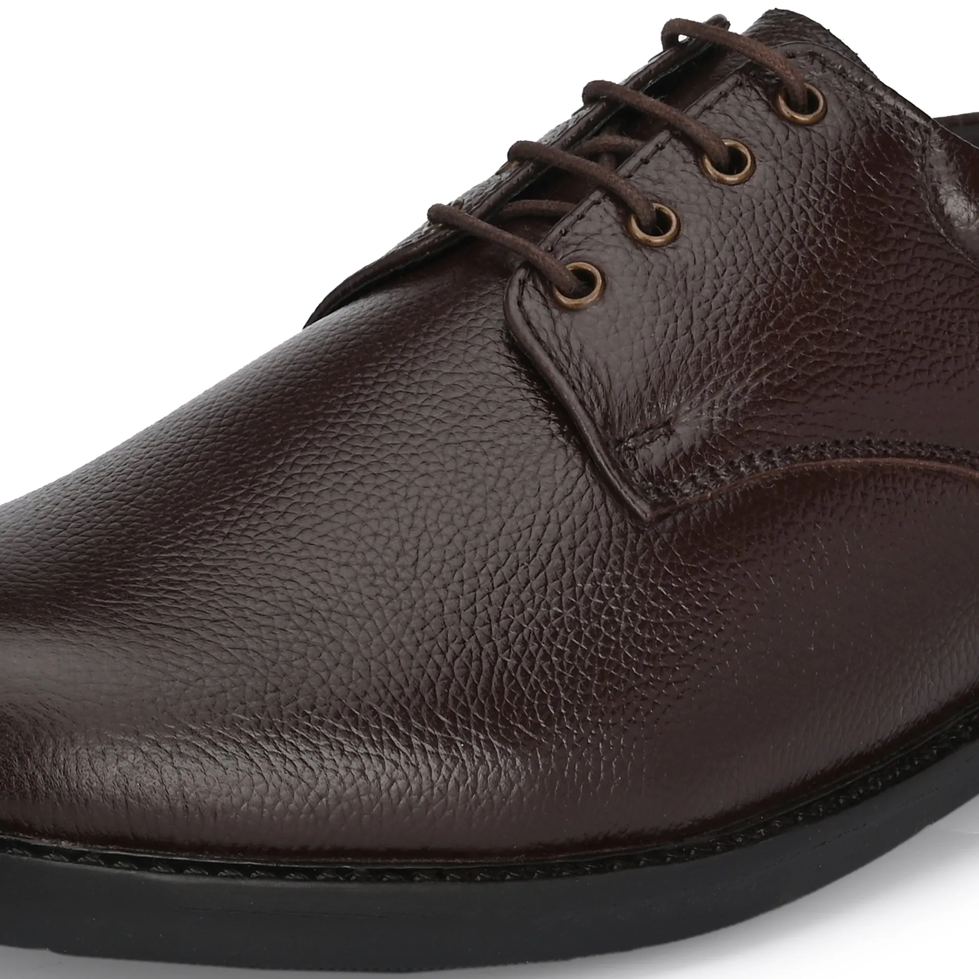 Strong Full Grain Leather Derby Lace Ups