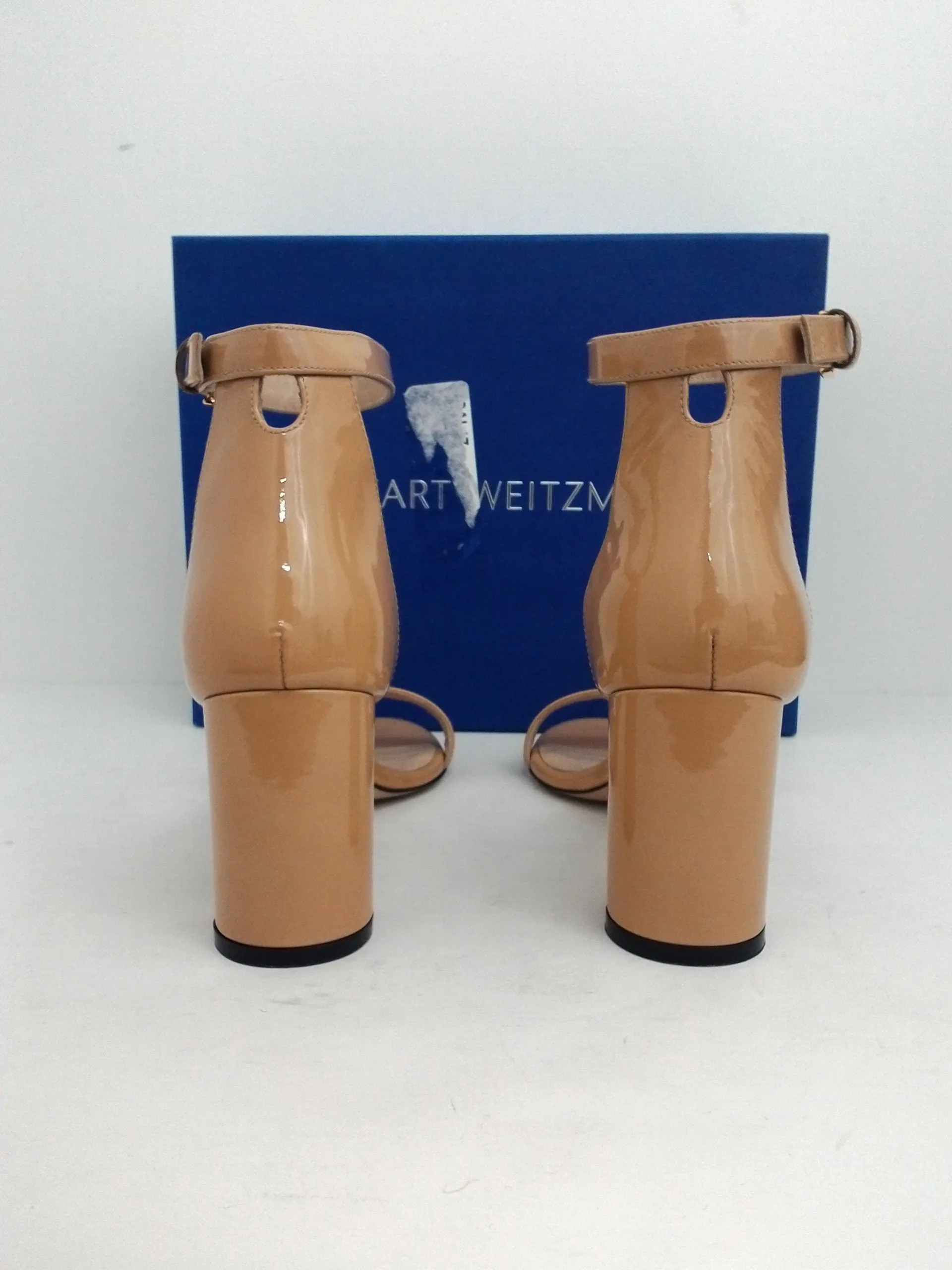 Stuart Weitzman Women's 75Less Nudist Adobe Cristal Size 8 M