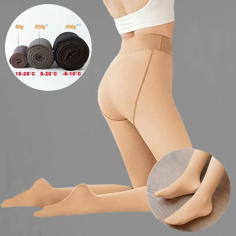 Women's Winter Warm Fleece Lined Tights Leggings