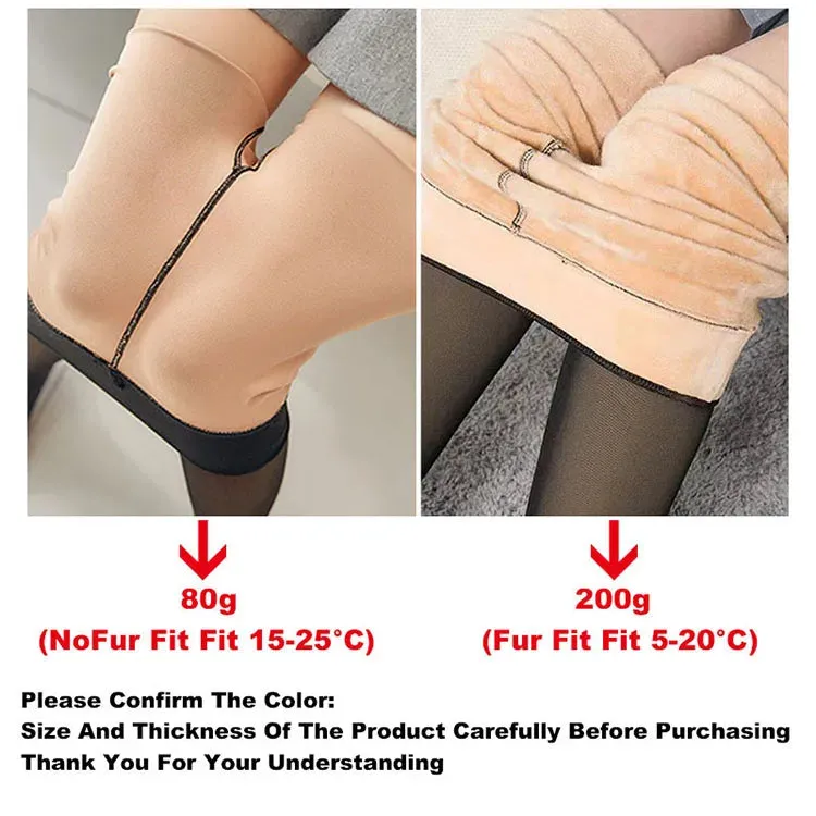 Women's Winter Warm Fleece Lined Tights Leggings